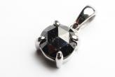 ブラックダイヤモンドカットペンダントトップ　1.8ct